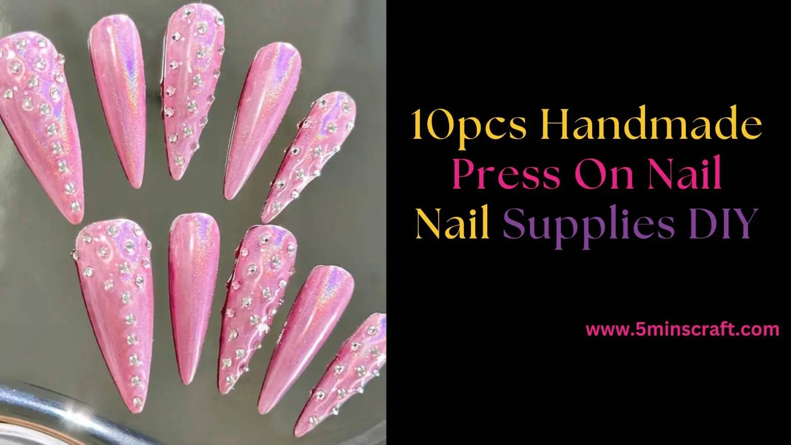 10pcs Handmade Press On Nail Nail Supplies DIY​