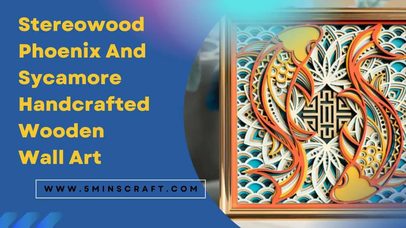 Stereowood Phoenix And Sycamore Handcrafted Wooden Wall Art