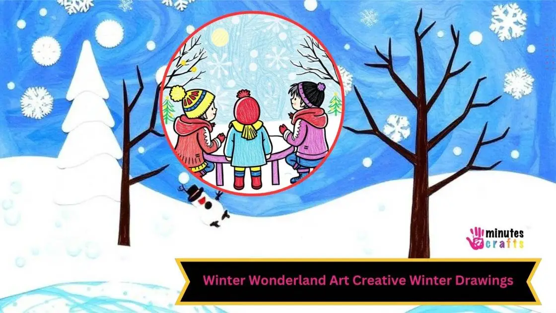 Winter Wonderland Art Creative Winter Drawings: Creative Drawing Ideas